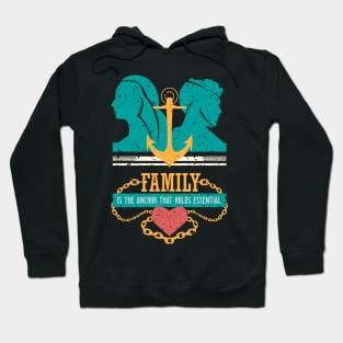 family is the anchor that holds essential Teal Hoodie